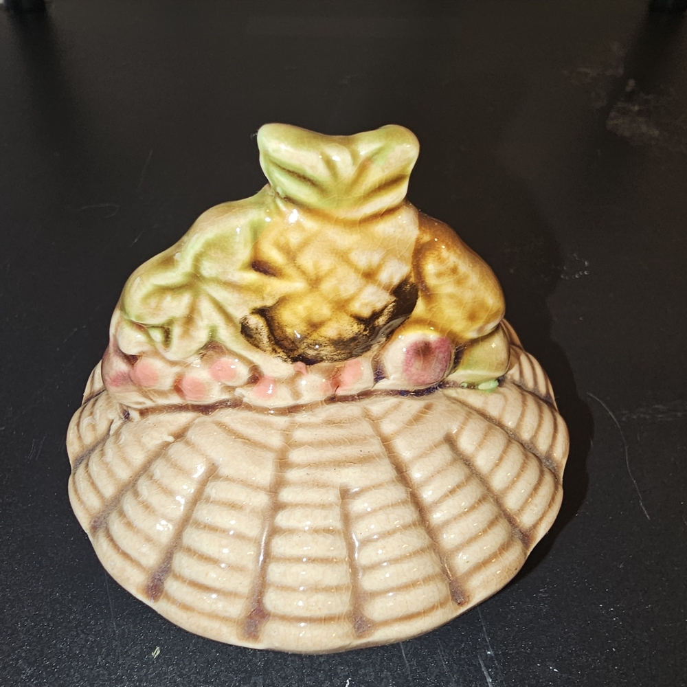 Tilso Rustic Wicker-Style Ceramic Tea Pot - Picture 9 of 9